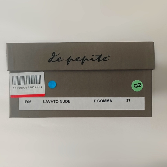 NWT Italian-Made "Lavato" Nude Sandals - Picture 2 of 6